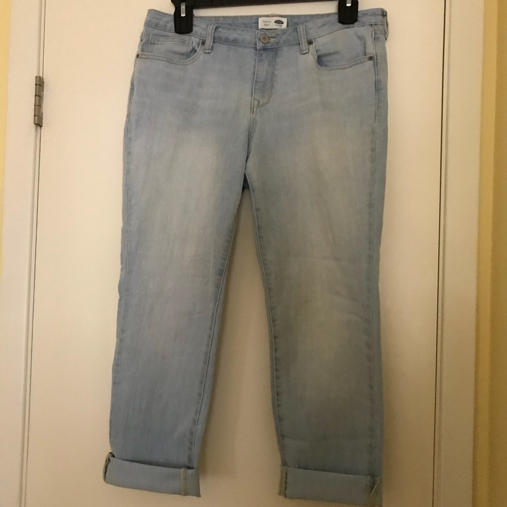 Light wash jeans